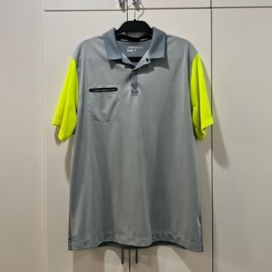 Nike Dri-FIT Men’s Golf Polo - Gray/Neon